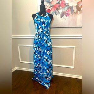 CK Maxi Dress | Size unavailable, see measurements | Blue, Black, White